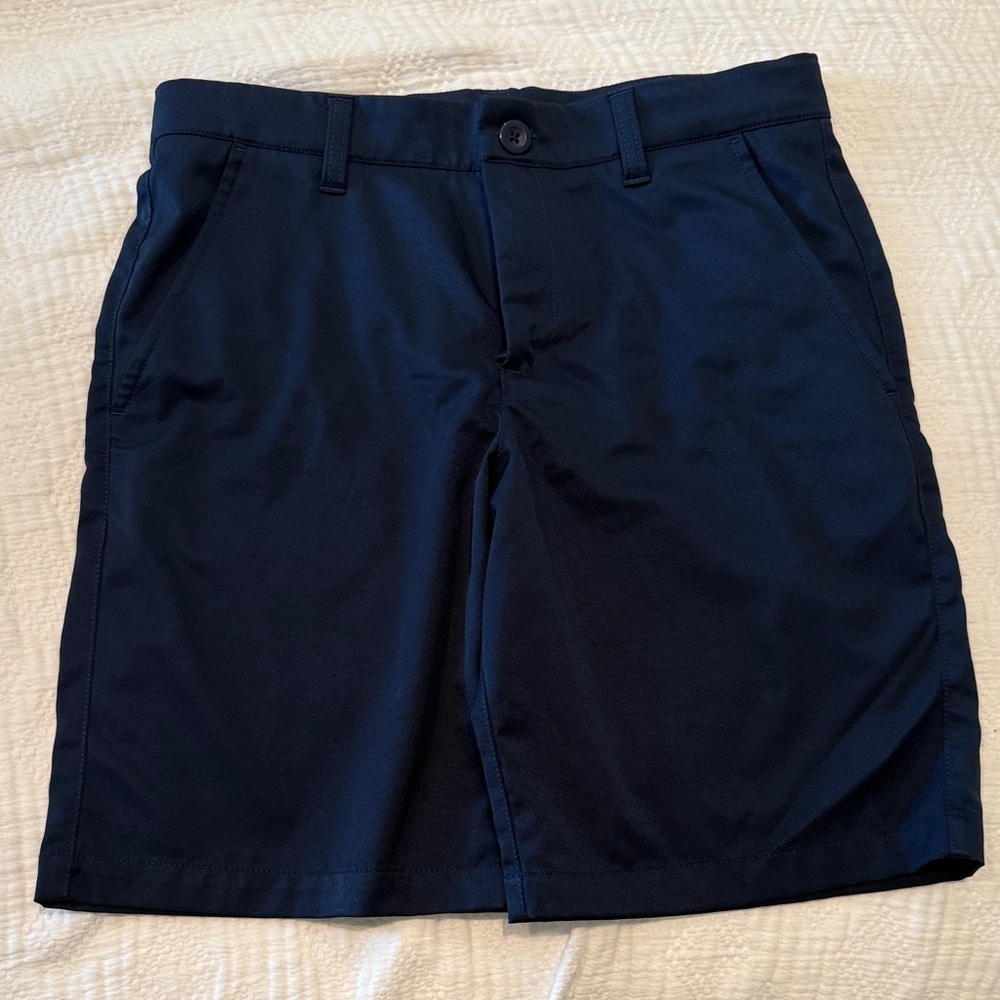 Under Armour Dark Blue Flat Front Shorts